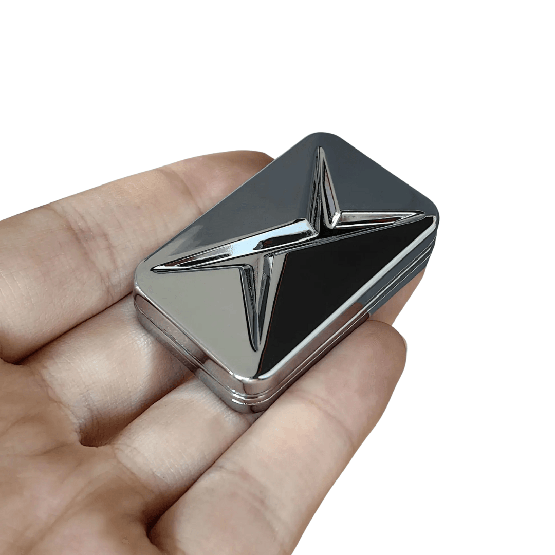 FidgetFuns Magnetic Metal Fidget Slider – Infinite Spinner for Stress Relief - FidgetFuns