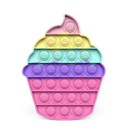 Rainbow Pop Fidget Stress Toy – Push Bubble Dimple - FidgetFuns