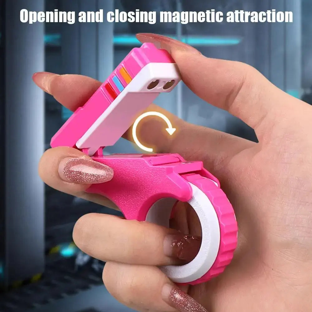 FidgetFuns Rotary Finger Slider – 3D Printed Textured Fidget Toy for Stress Relief - FidgetFuns