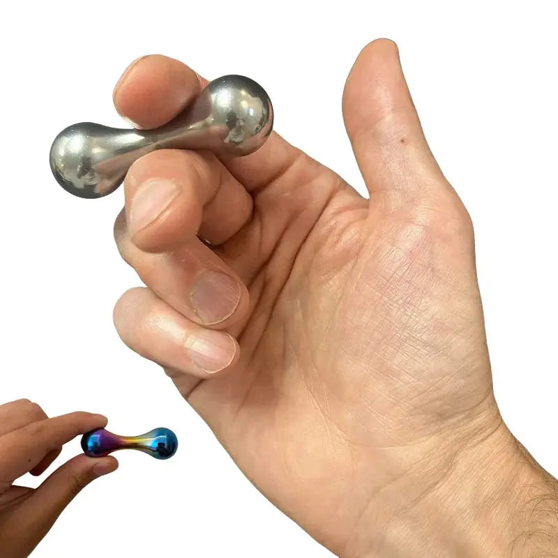 FidgetFuns Knucklebone Titanium – EDC Finger Toy for Stress & Anxiety Relief - FidgetFuns