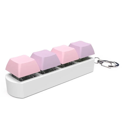 FidgetFuns Mechanical Keyboard Key Fidget Toy – Clicky Keychain for Stress Relief - FidgetFuns