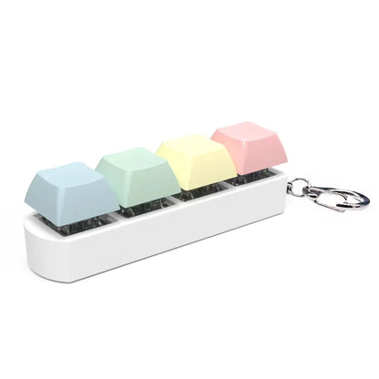 FidgetFuns Mechanical Keyboard Key Fidget Toy – Clicky Keychain for Stress Relief - FidgetFuns