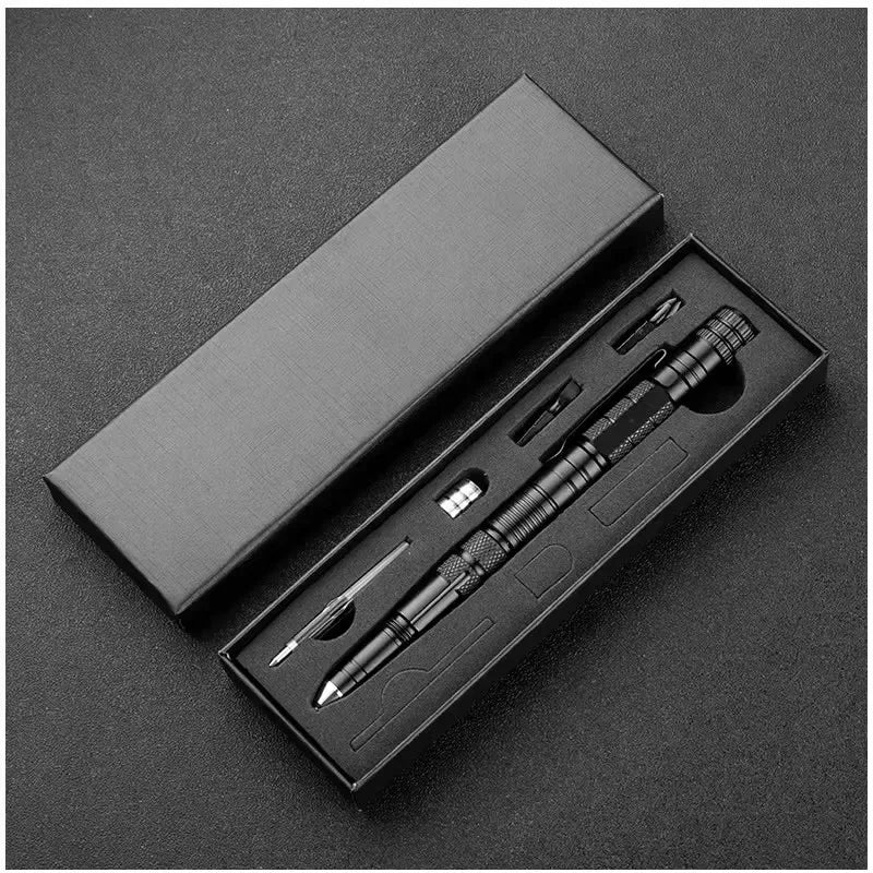 10-In-1 Tactical Survival Pen – Multi-Function EDC Tool - FidgetFuns