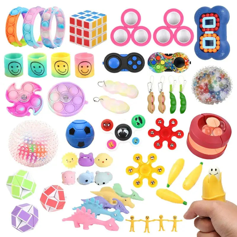 FidgetFuns Mystery Fidget Toy Bag – Surprise Sensory & Stress Relief Set - FidgetFuns