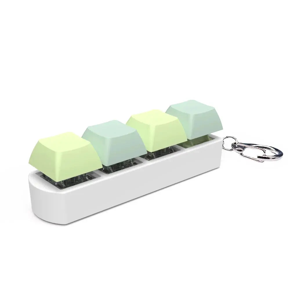 FidgetFuns Mechanical Keyboard Key Fidget Toy – Clicky Keychain for Stress Relief - FidgetFuns