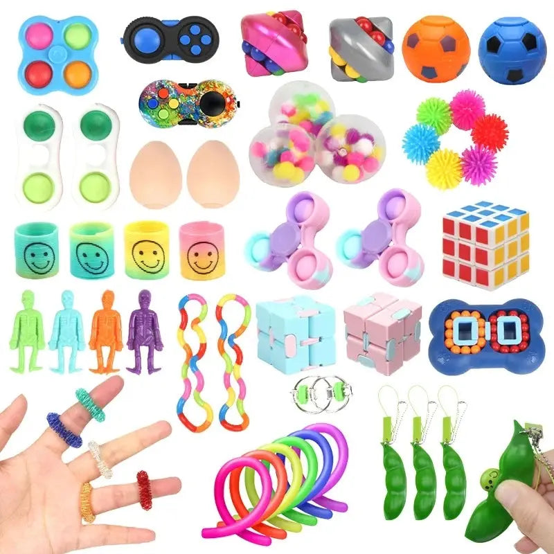 FidgetFuns Mystery Fidget Toy Bag – Surprise Sensory & Stress Relief Set - FidgetFuns