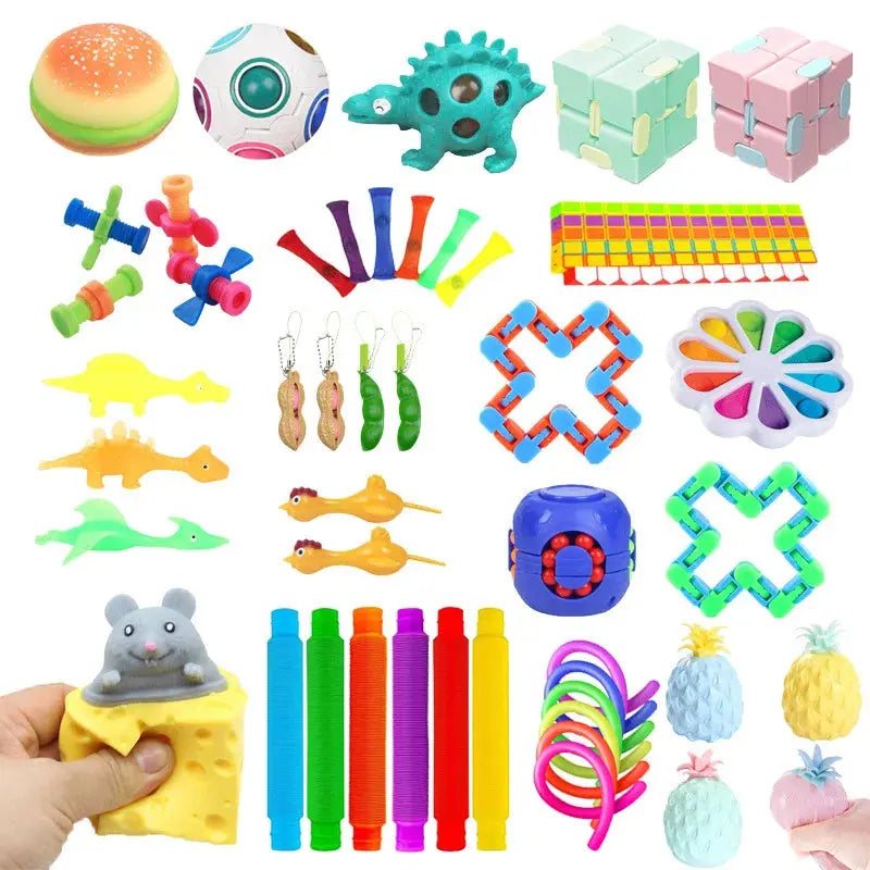 FidgetFuns Mystery Fidget Toy Bag – Surprise Sensory & Stress Relief Set - FidgetFuns