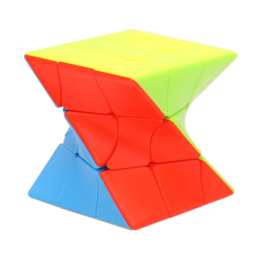 Twisted 3x3x3 Magic Cube – Colorful Alien Puzzle - FidgetFuns