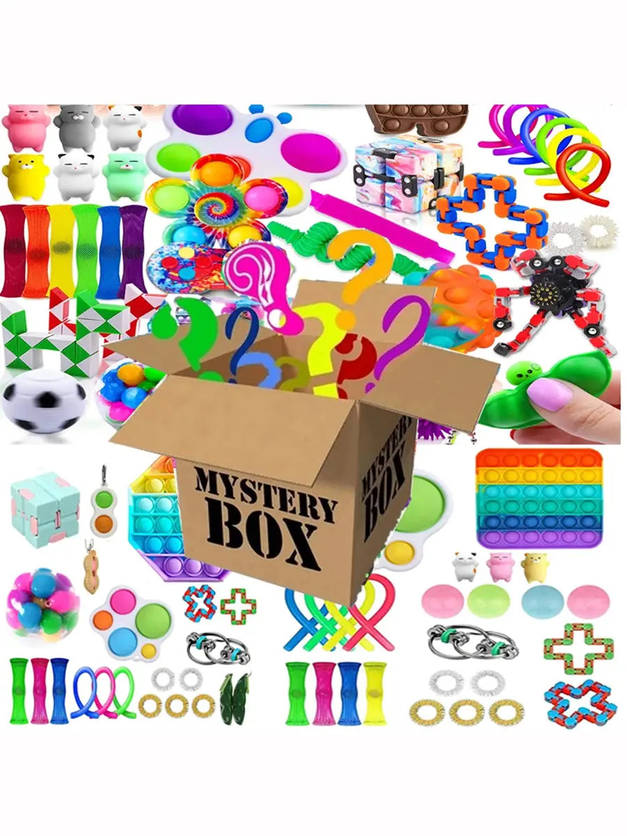 FidgetFuns Mystery Fidget Toy Bag – Surprise Sensory & Stress Relief Set - FidgetFuns