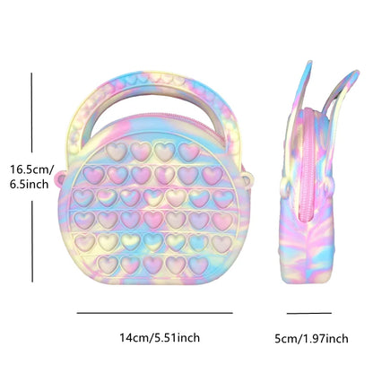 Pop Purse Silicone Sensory Fidget Bag - FidgetFuns