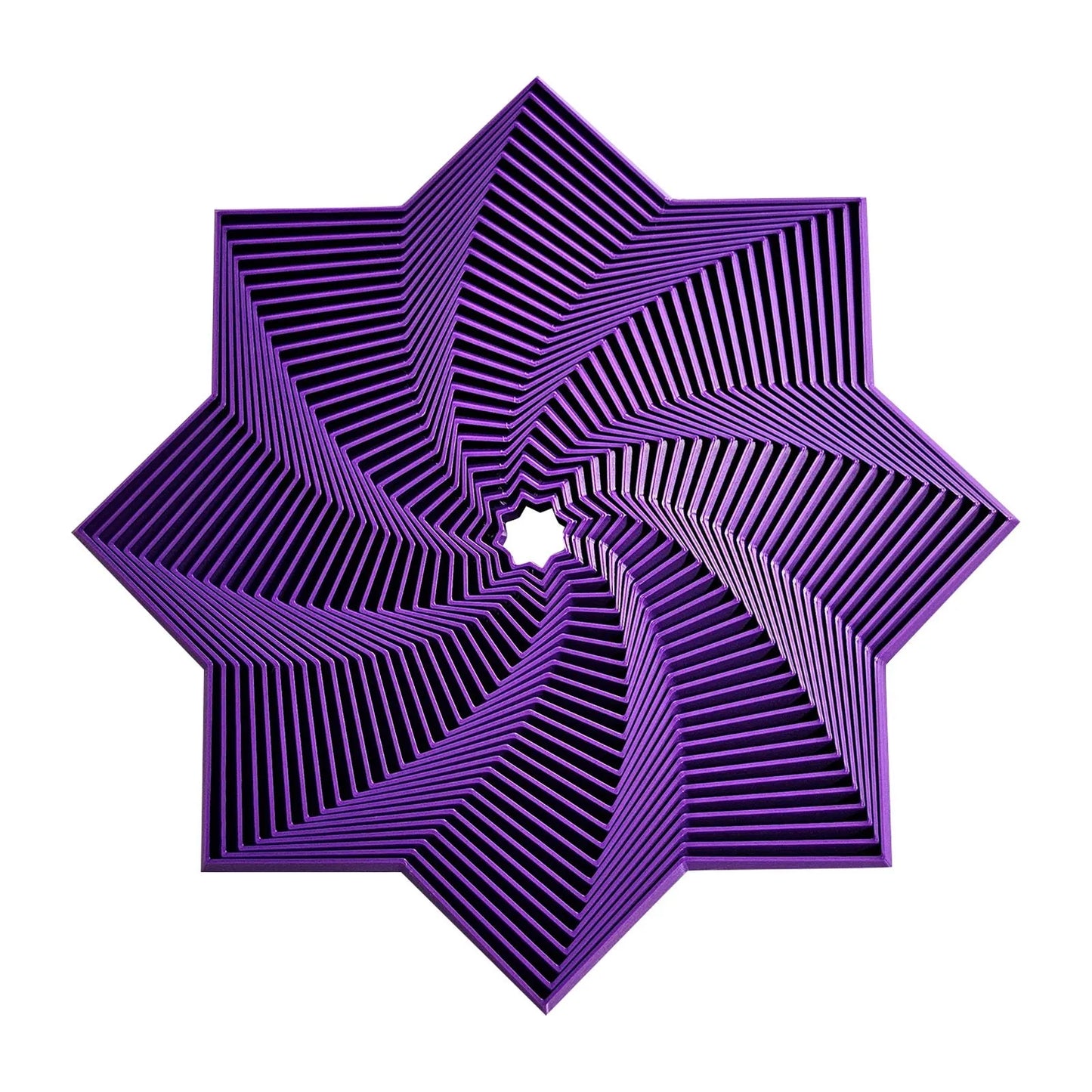 3D Printed Octagon Spiral Toy – Sensory Meditation Tool - FidgetFuns