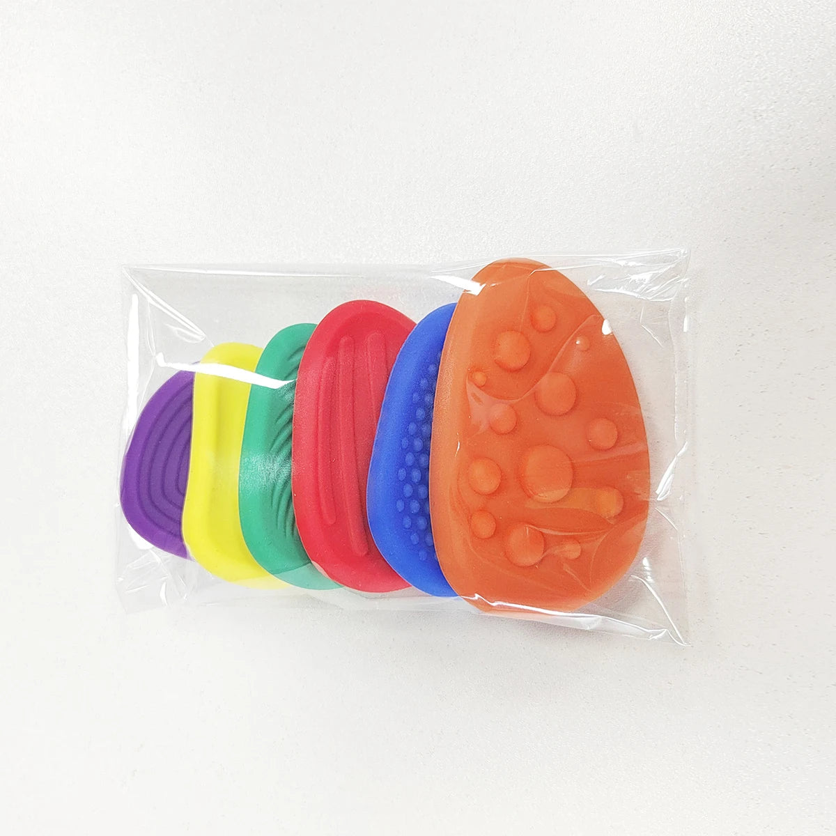 Sensory Silicone Stone Fidget Toys 6-Pack - FidgetFuns