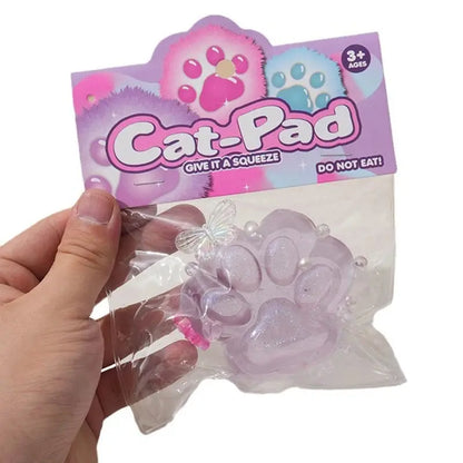 FidgetFuns Amethyst Cat Paw Decompression Toy – Stress Relief & Slow Rebound Toy - FidgetFuns