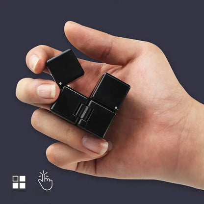 FidgetFuns Infinity Magic Cube – Antistress Foldable Puzzle for Kids & Adults - FidgetFuns