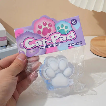 FidgetFuns Amethyst Cat Paw Decompression Toy – Stress Relief & Slow Rebound Toy - FidgetFuns