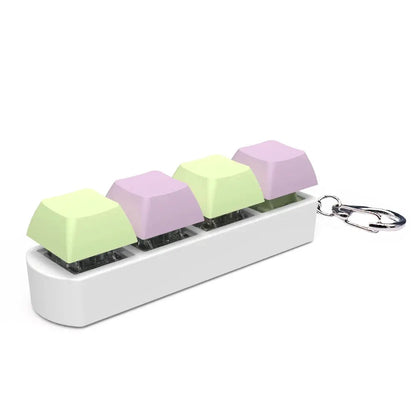 FidgetFuns Mechanical Keyboard Key Fidget Toy – Clicky Keychain for Stress Relief - FidgetFuns