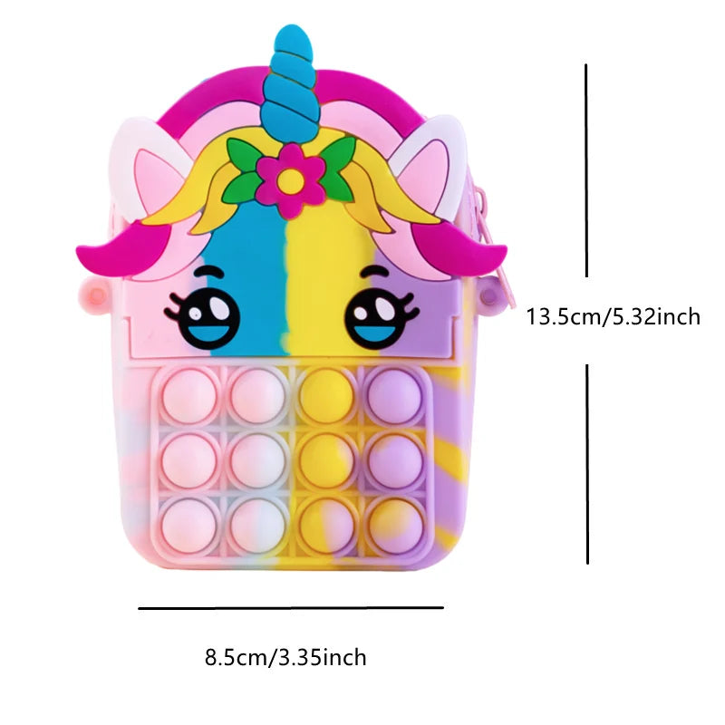 Pop Purse Silicone Sensory Fidget Bag - FidgetFuns