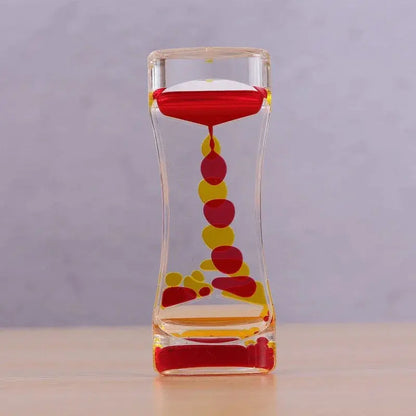 FidgetFuns Creative Double Colors Liquid Hourglasses – Stress Relief & Anxiety Timer - FidgetFuns