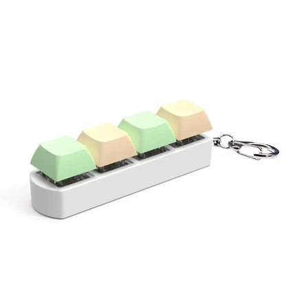 FidgetFuns Mechanical Keyboard Key Fidget Toy – Clicky Keychain for Stress Relief - FidgetFuns