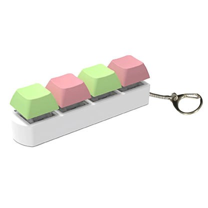 FidgetFuns Mechanical Keyboard Key Fidget Toy – Clicky Keychain for Stress Relief - FidgetFuns